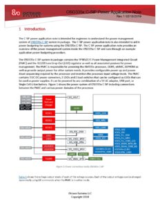 OSD335x C-SiP Power Application Note - Octavo Systems