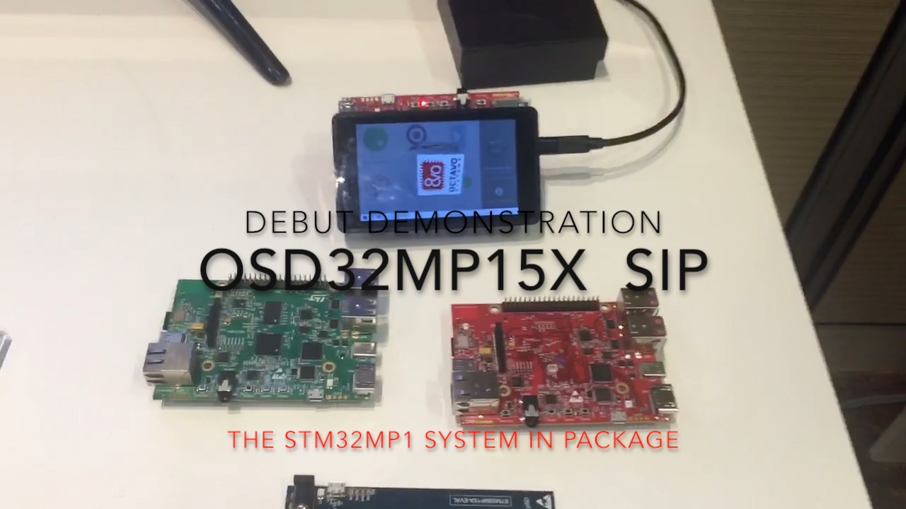 Osd32mp15x The Stm32mp1 System In Package Debuts At St Devcon19 Octavo Systems