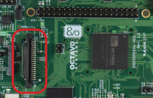 OSD32MP1-RED Top DSI Connector