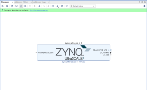 Zynq IP Core Added to Canvas