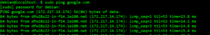 Octavo Systems Debian Ping Google.com
